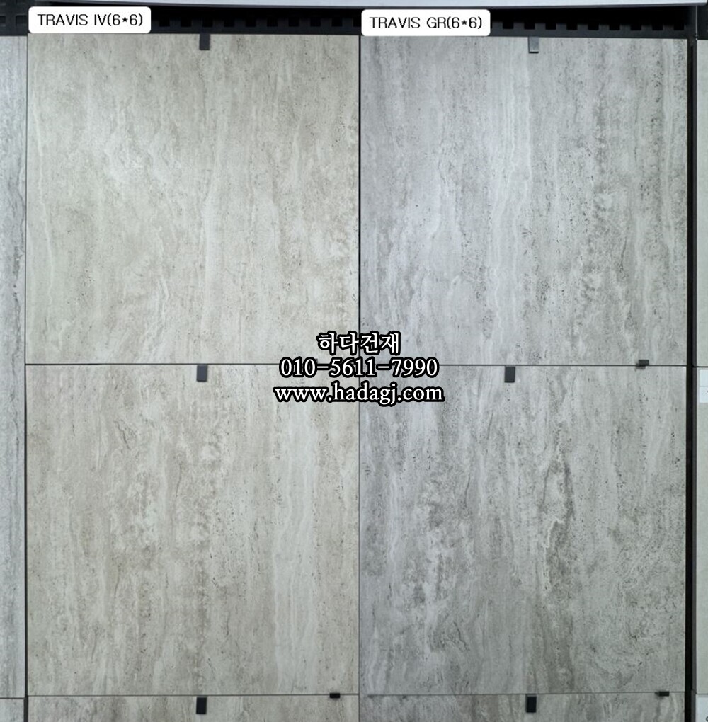 600x600 포세린타일 트라비스 그레이 por66103 / 하다건재 자기질 바닥타일 travis grey