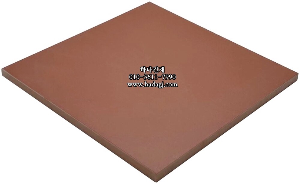200x200x8.5T 테라코타타일 논슬립 로즈 / 하다건재