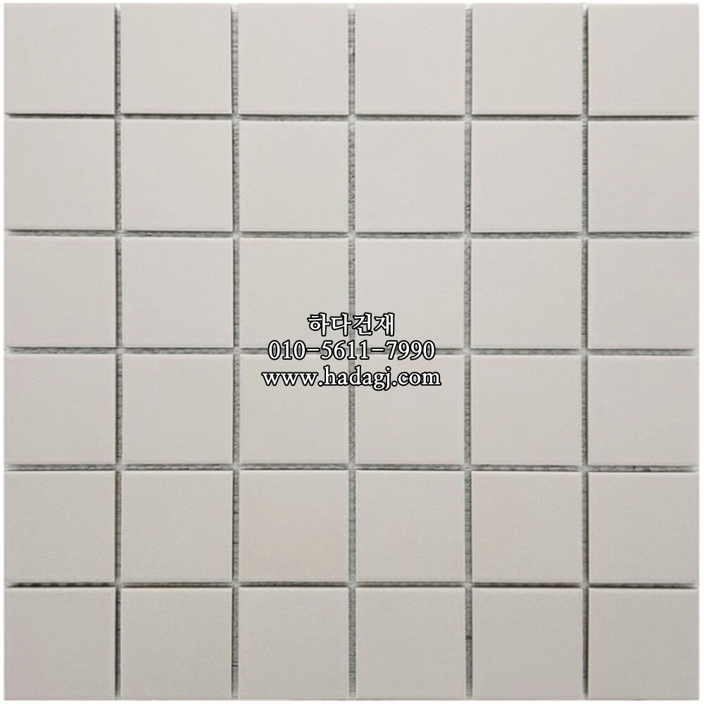 48x48x6T 정사각 모자이크타일 크레용 논슬립 / 하다건재