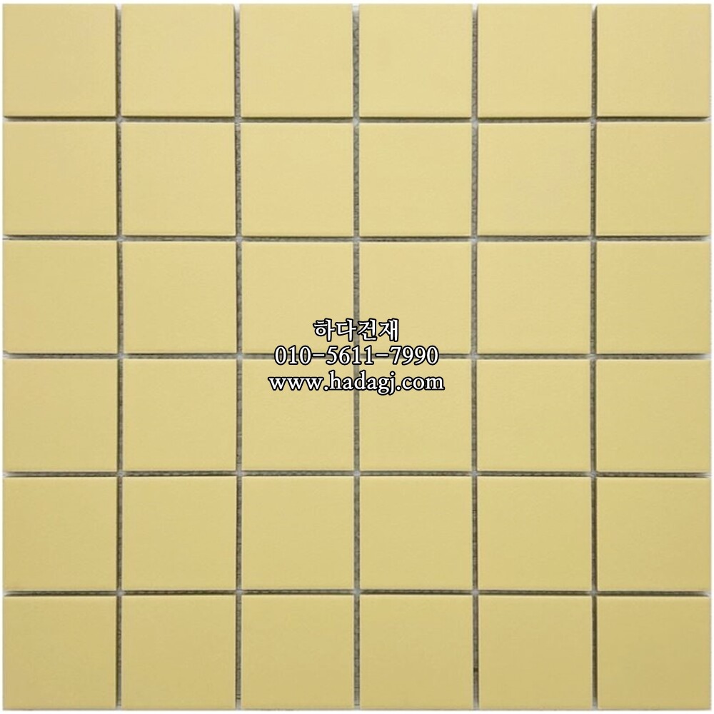 48x48x6T 정사각 모자이크타일 버터 논슬립 / 하다건재