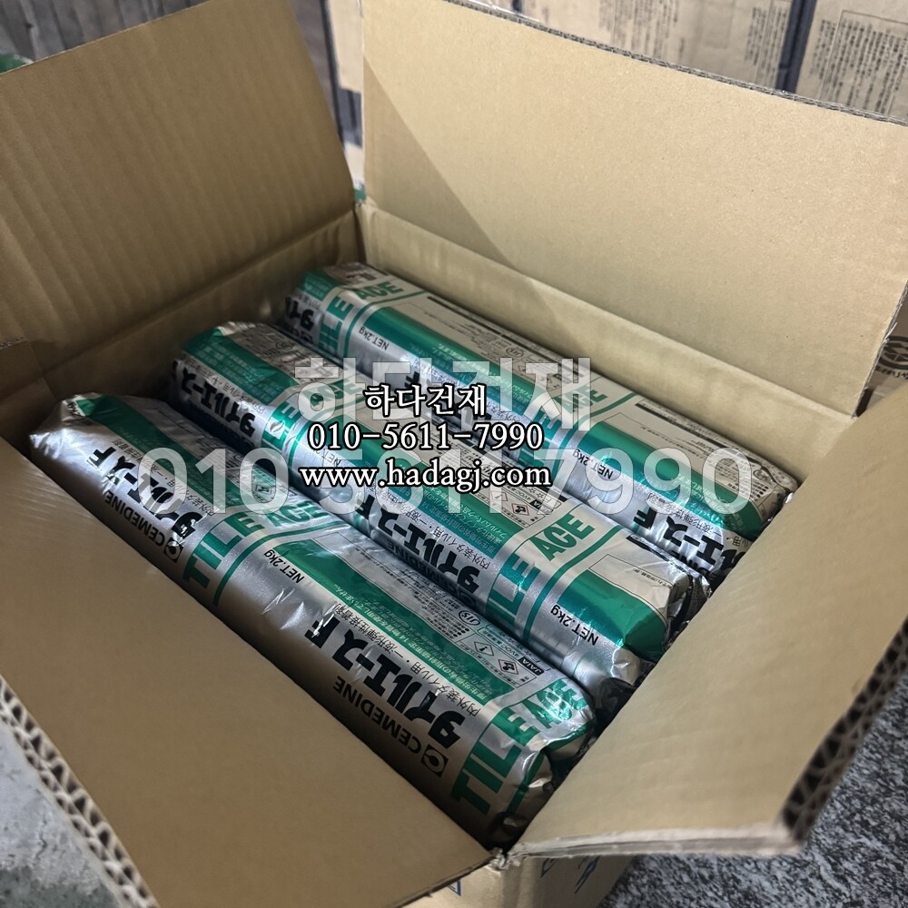 타일에이스프로 세메다인 화이트 1액형 탄성에폭시접착제 / 하다건재