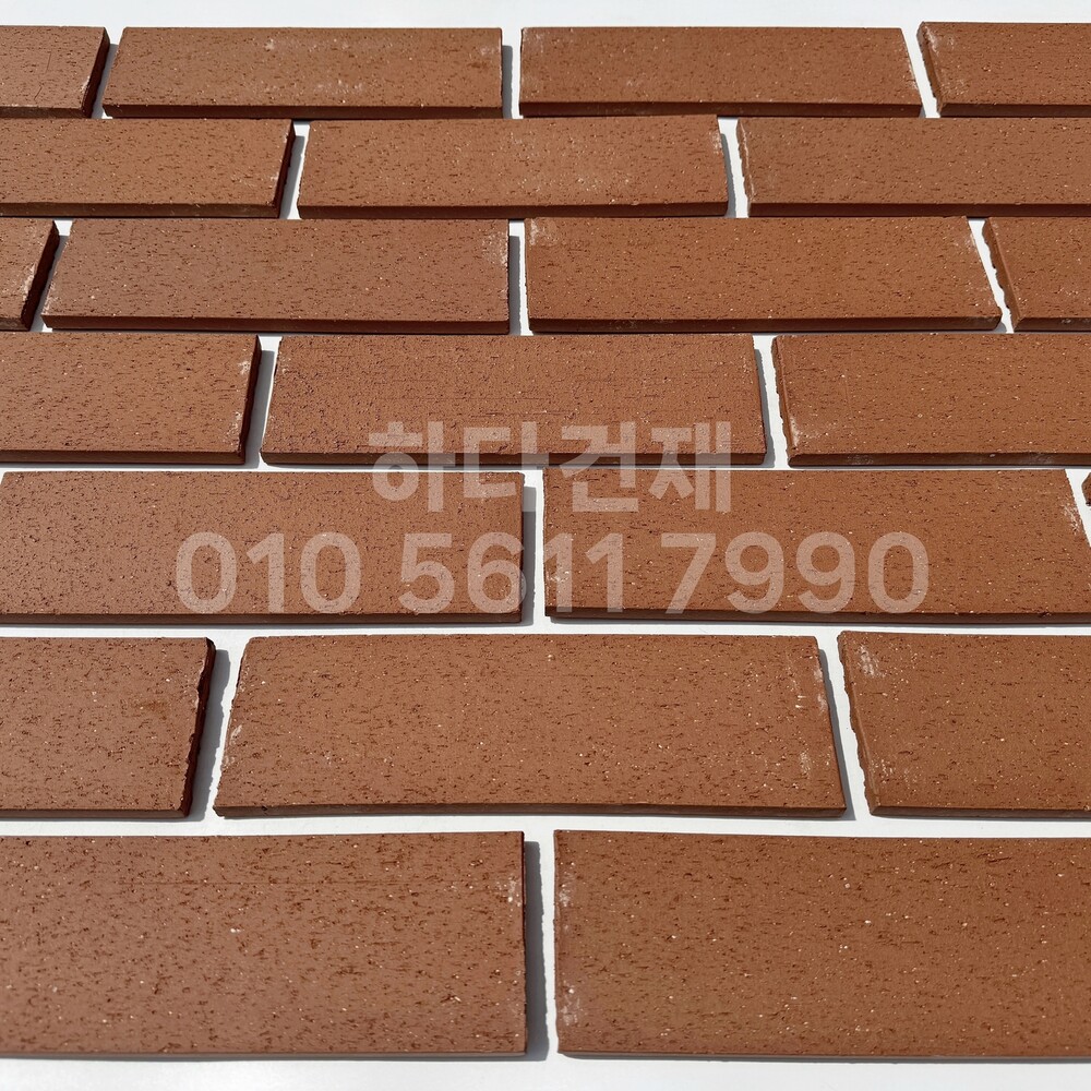 올라운더 점토타일 260x80x12T 레드 테라코타타일 / 하다건재