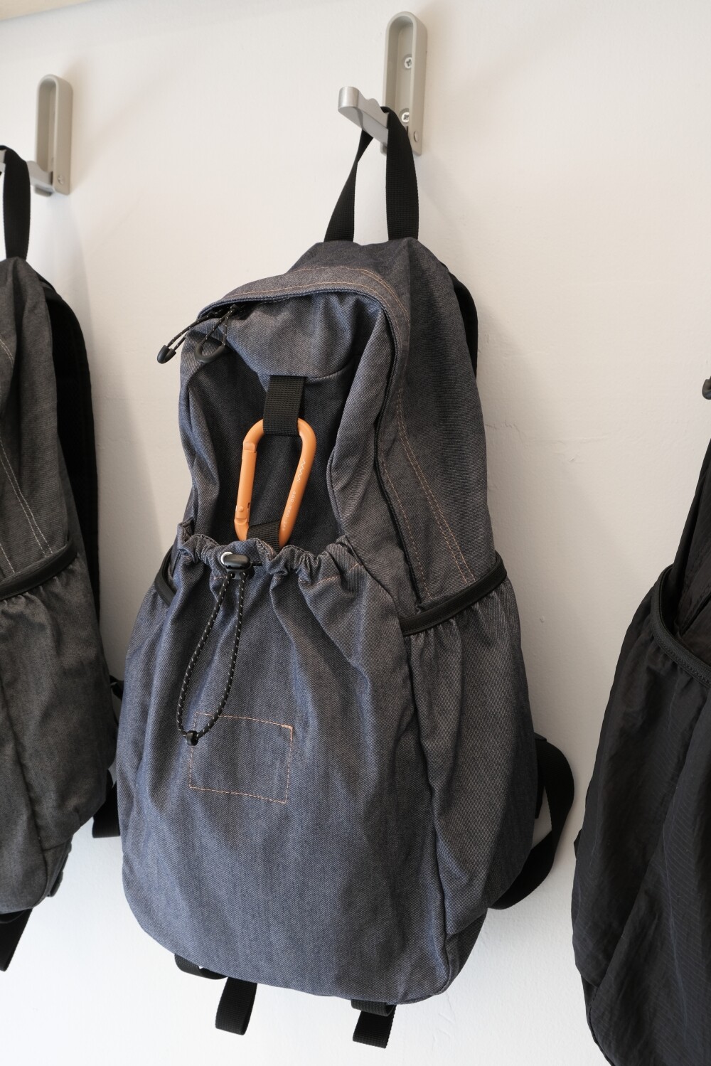 mmo backpack mini / nylon denim blue