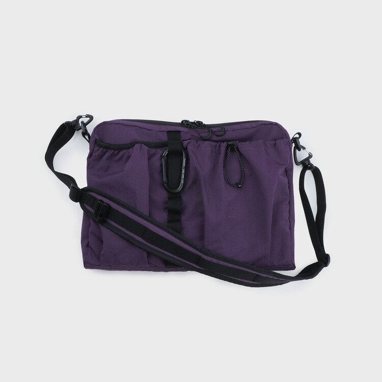 ★MMO GARDEN★MMO CROSS BAG★クロスバッグ ナイロン リンクル mmo cross bag / nylon twill black