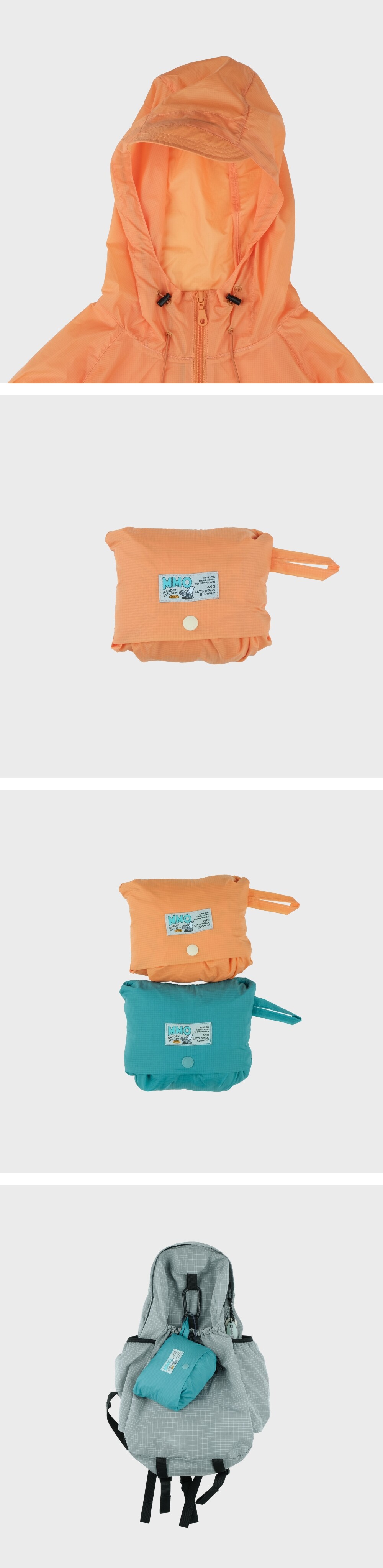 에메모가든(MMOGARDEN) windbreaker sunset orange (packable) - 사이즈 & 후기 | 무신사