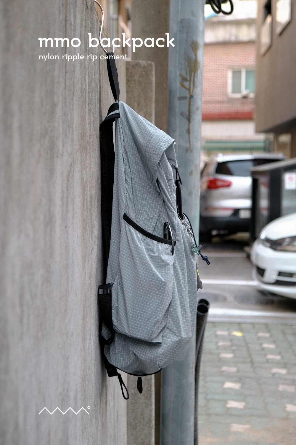 【MMOGARDEN】mmo backpack nylon ripple rip 085 한섬 EQL