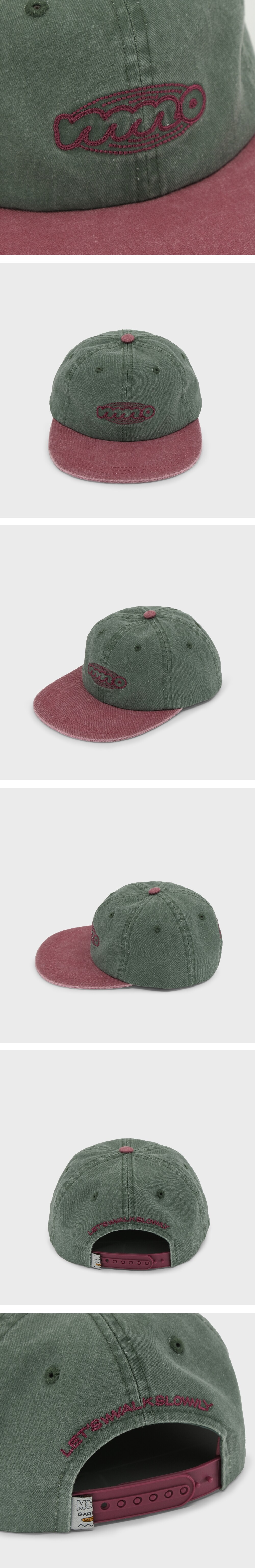 MUSINSA | MMOGARDEN mmo symbol logo two tone pigment 6panel