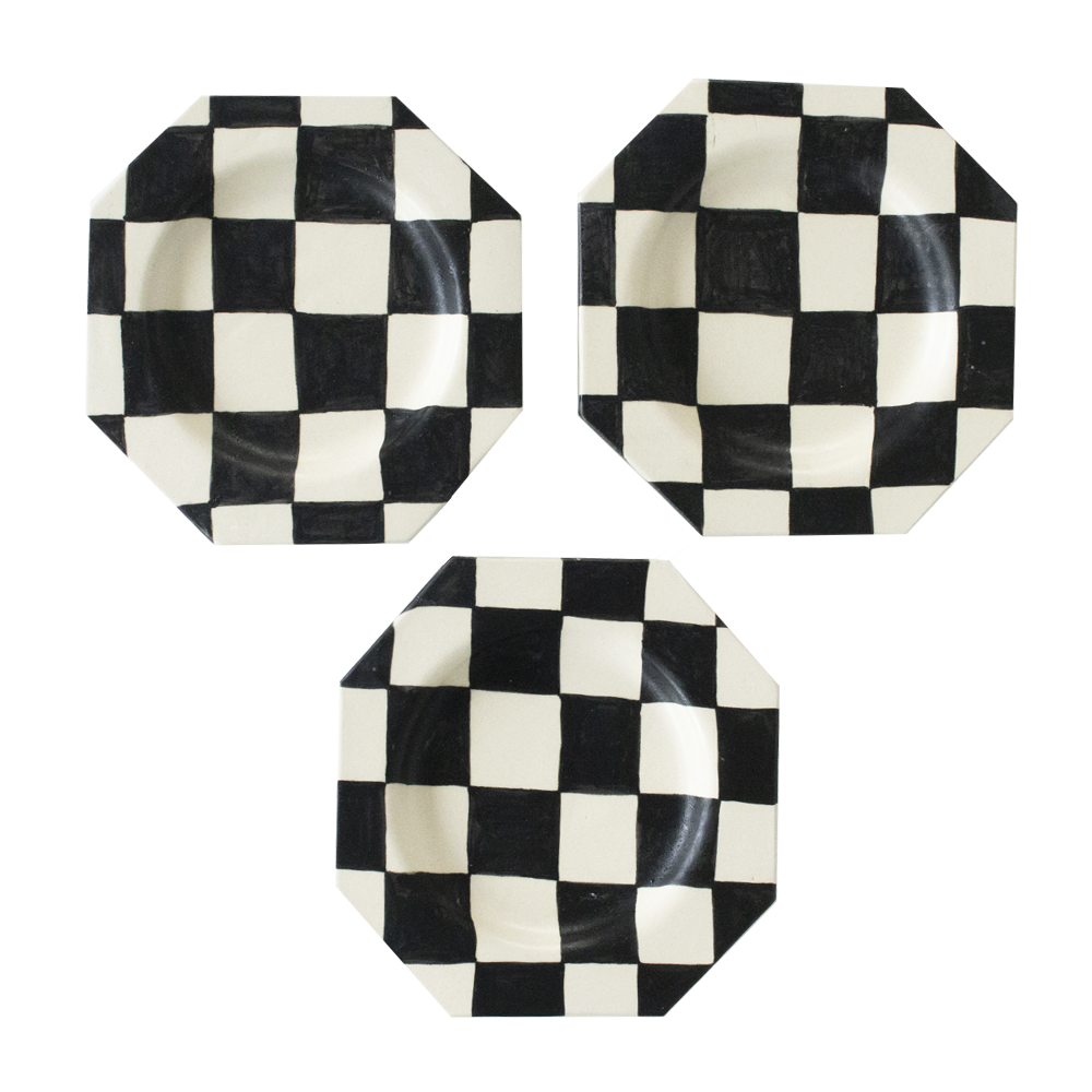 Check black plate [ B grade ]