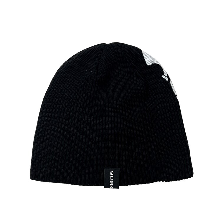 surgery clover skull beanie 'black'