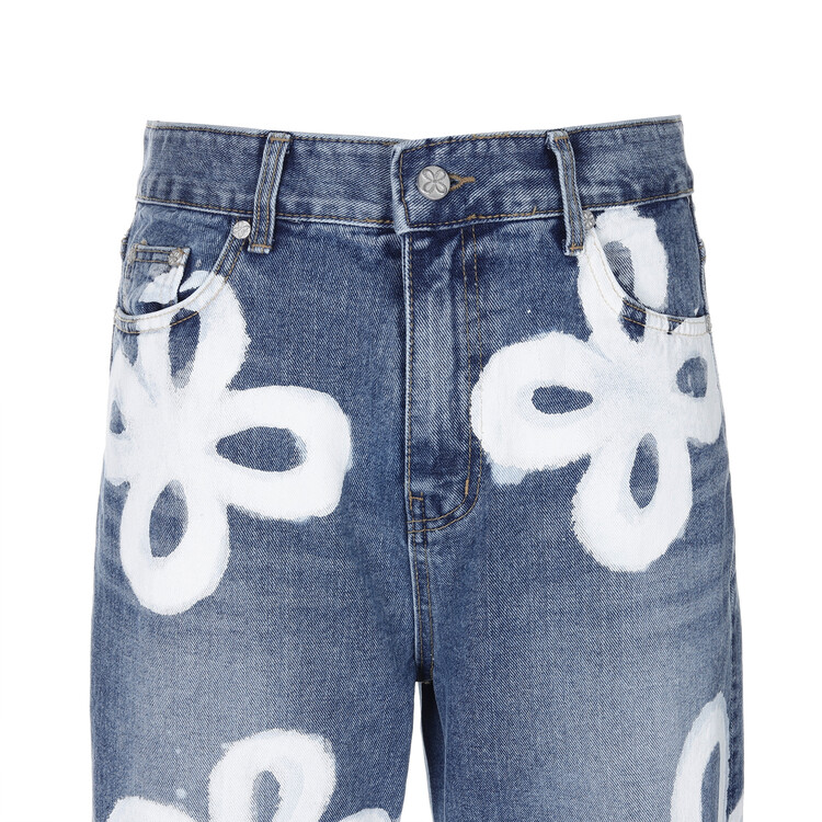 surgery painted clover jeans 'blue denim'