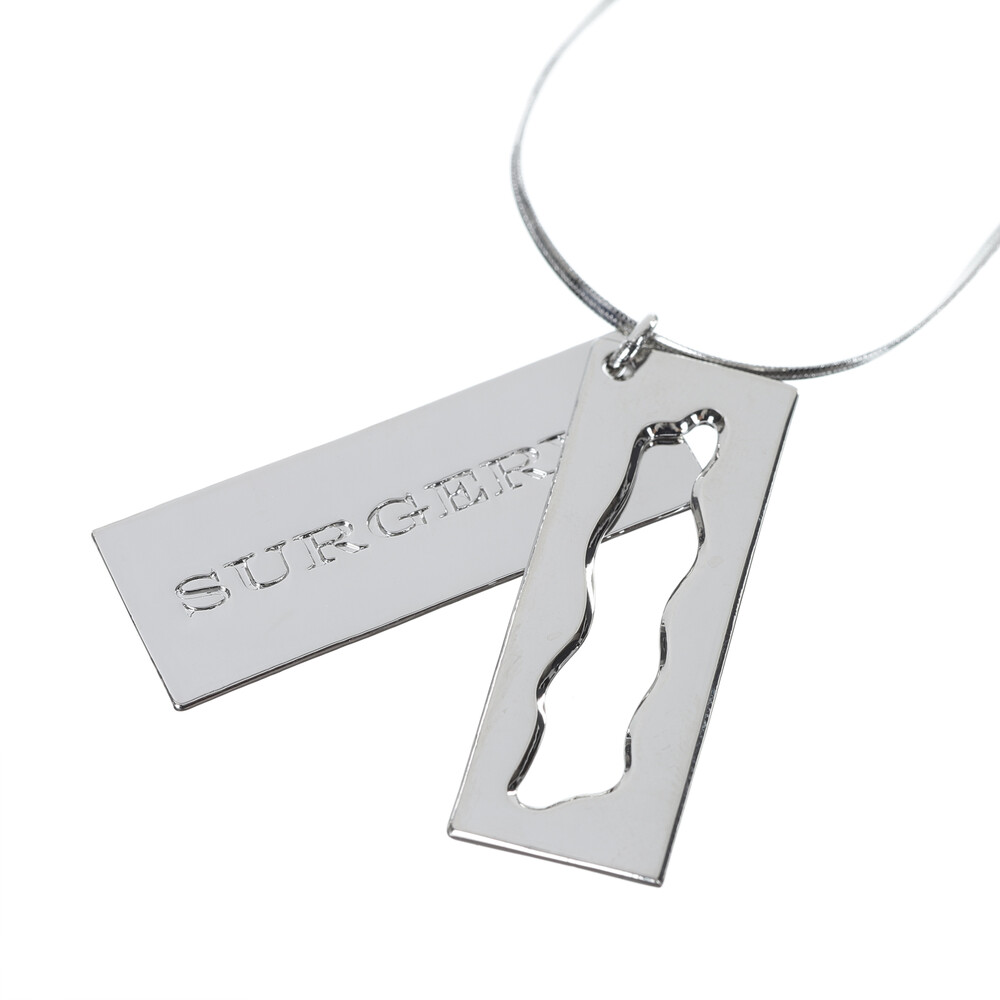 surgery pendant necklace 'silver'