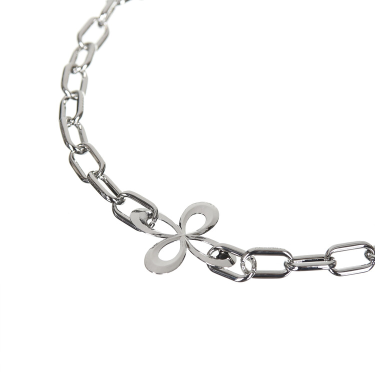 【SURGERY】clover bold chain necklace ★送料・関税込★ surgery clover bold chain necklace 'silver'