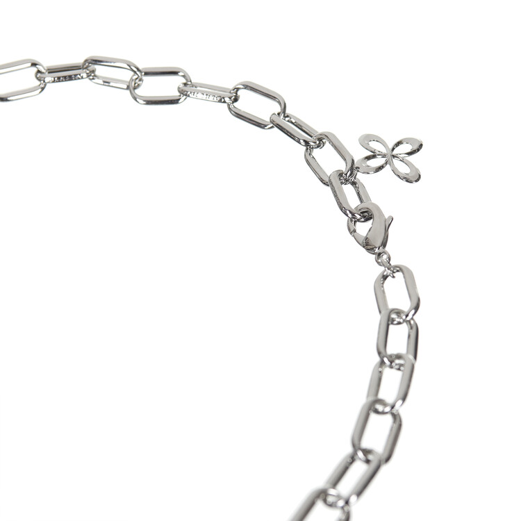●SURGERY● surgery clover logo full chain surgery clover bold chain necklace 'silver'