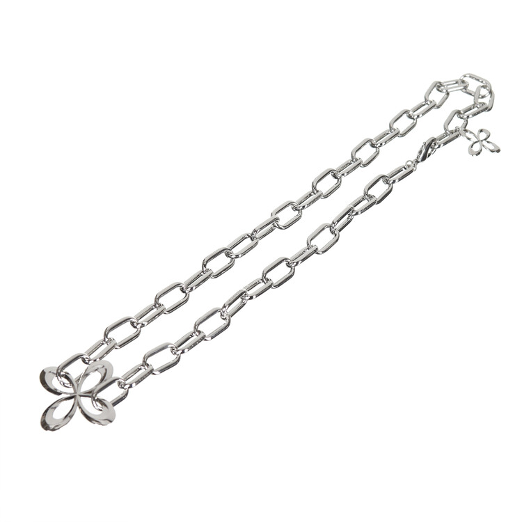 ●SURGERY● surgery clover logo full chain surgery clover bold chain necklace 'silver'