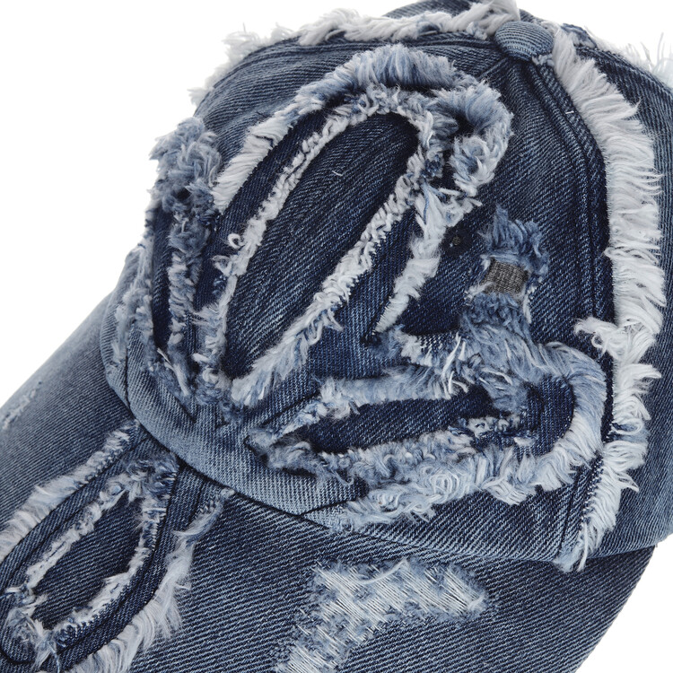 surgery clover patched denim cap 'blue'