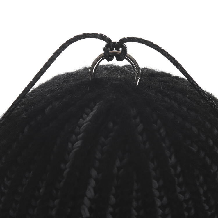 surgery clover logo double-strap beanie 'black'
