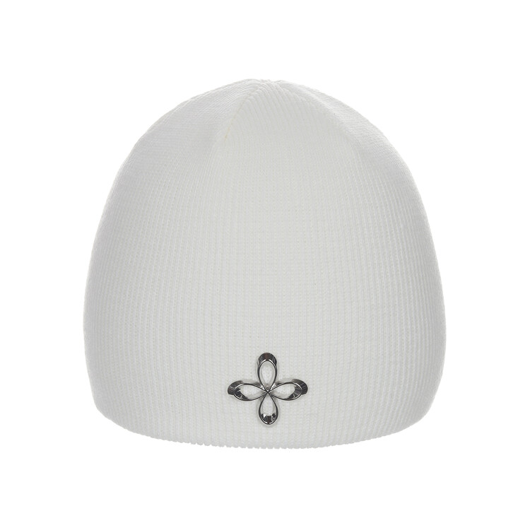 surgery clover logo short beanie 'white'
