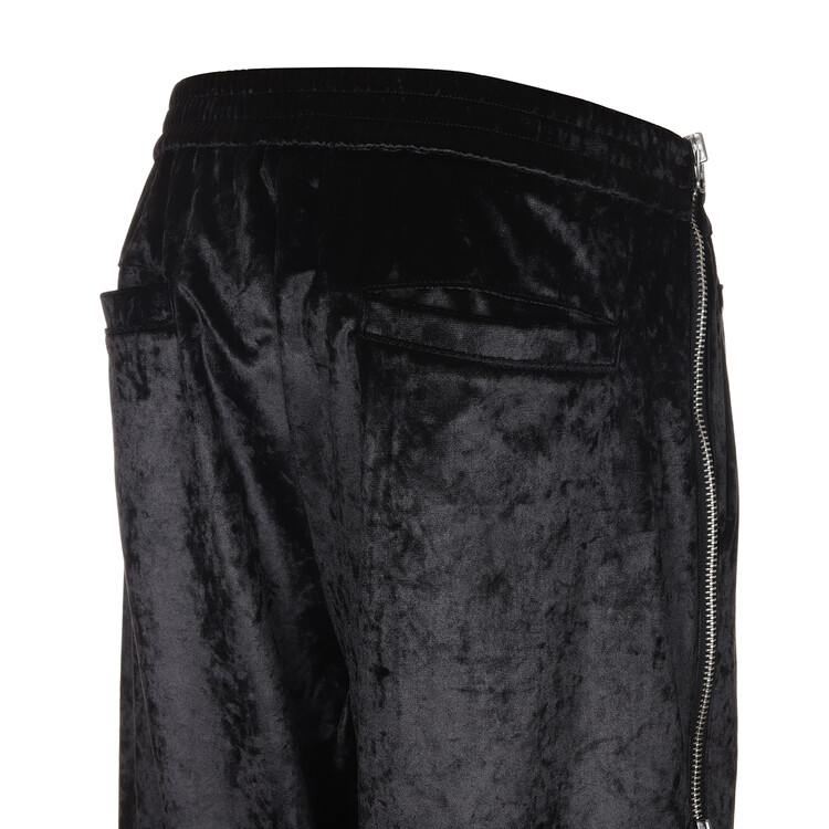 ★関税込★SURGERY★side zip velvet wide track pants 'black' surgery side zip velvet wide track pants 'black'