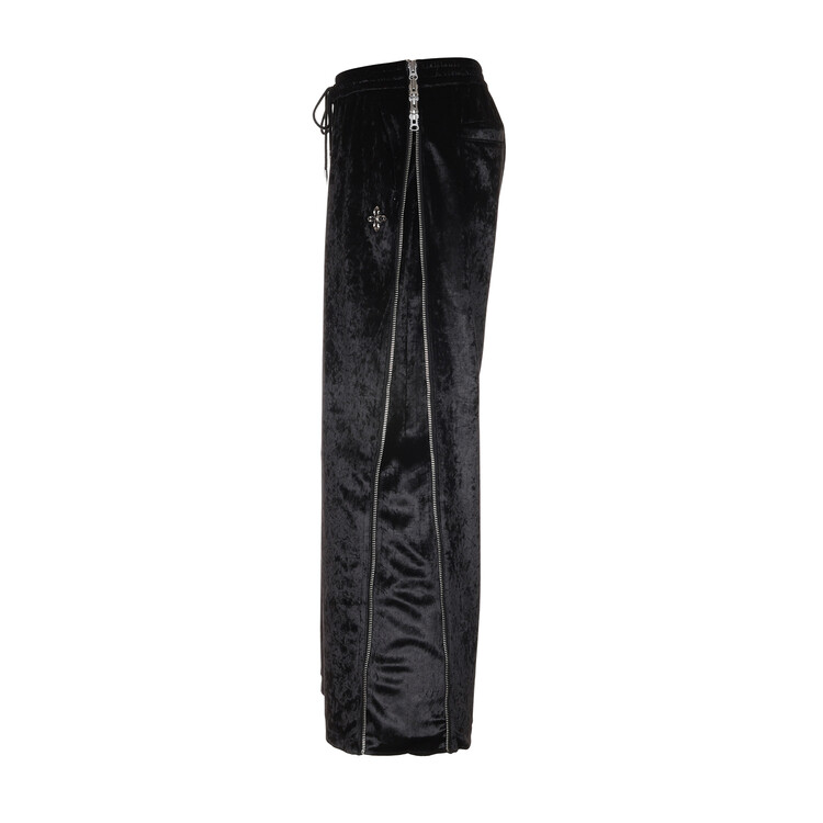 パンツ SURGERY side zip velvet wide track pants surgery side zip velvet wide track pants 'black'