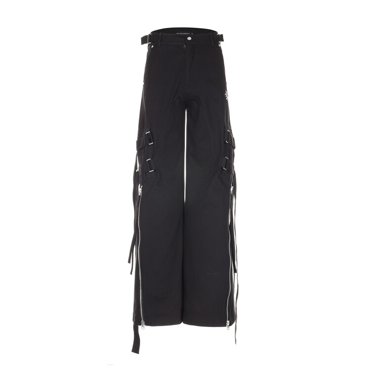 【SURGERY】BONDAGE Cargo Pants Black surgery bondage cargo pants 'black'