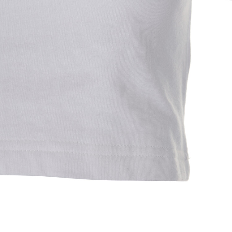 【SURGERY】unbalance l clover logo crop T-shirts 'white' 써저리 언밸런스 메탈 클로버 로고 크롭 티셔츠 화이트