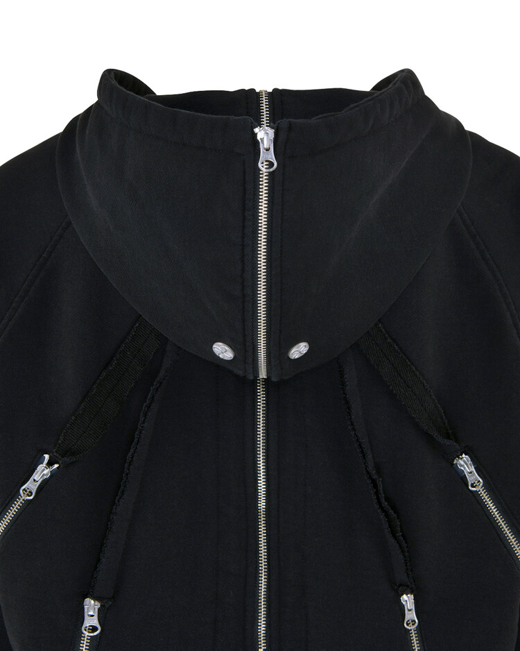 ★SURGERY★ surgery back-forth sweat jacket surgery back-forth sweat jacket 'black'