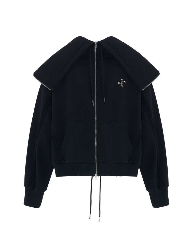 ★SURGERY★ surgery back-forth sweat jacket surgery back-forth sweat jacket 'black'