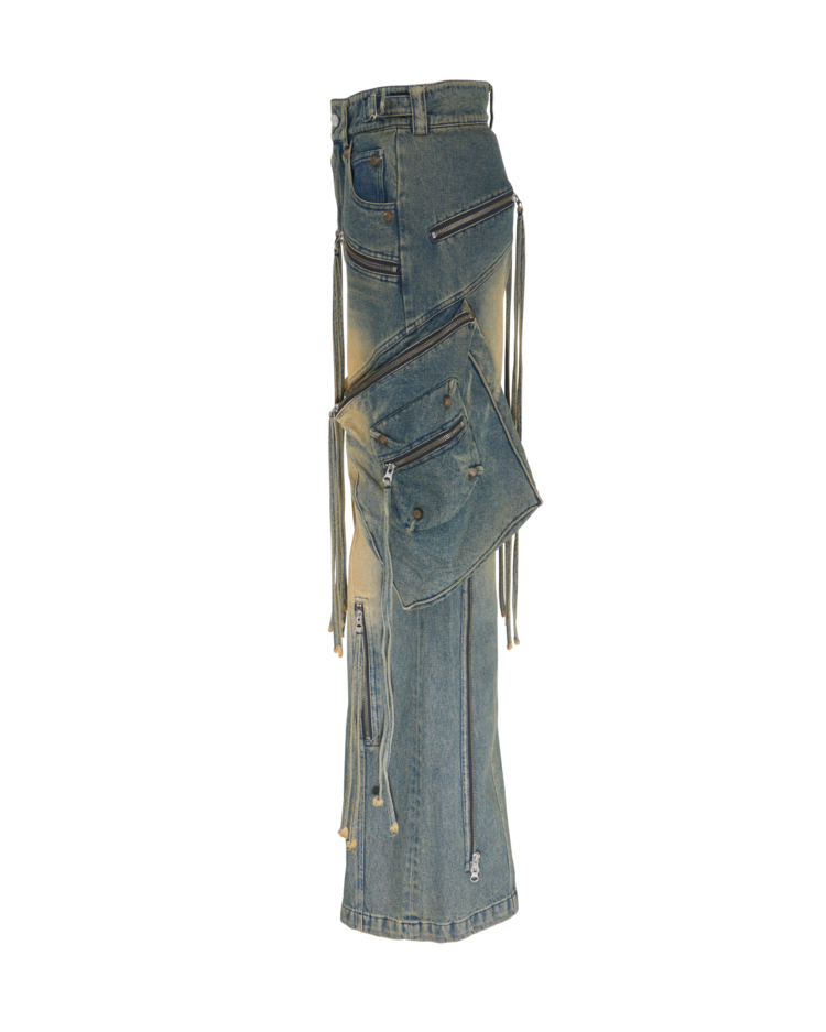 【SURGERY】oblique cargo jeans /カーゴデニムパンツ 3/9再入荷【SURGERY】oblique cargo jeans / 【サージェリー
