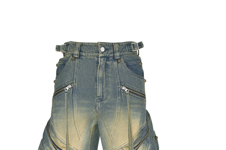 surgery oblique cargo jeans  