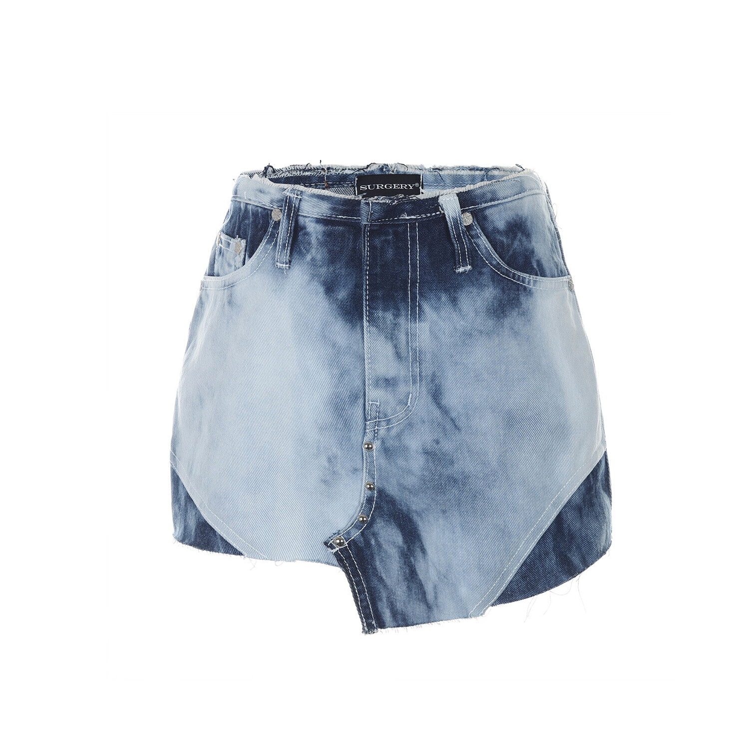 【SURGERY】surgery dekki belt mini skirt 'blue' surgery dekki belt mini skirt 'blue'