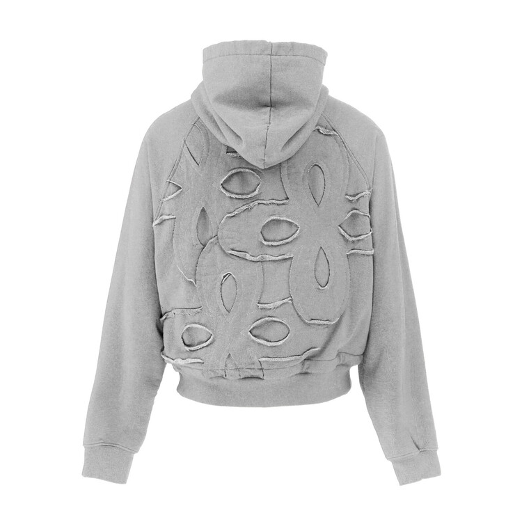 surgery clover logo patchs sweat hoodie 'melange grey'
