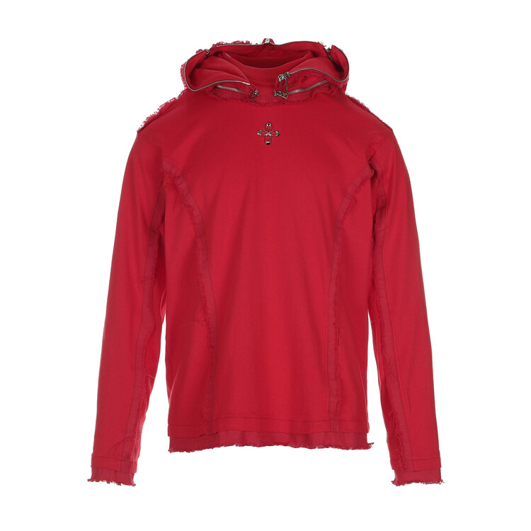 ●SURGERY● 25SS surgery ninja 3-way long sleeves T-shirts surgery ninja 3-way long sleeves T-shirts 'red'