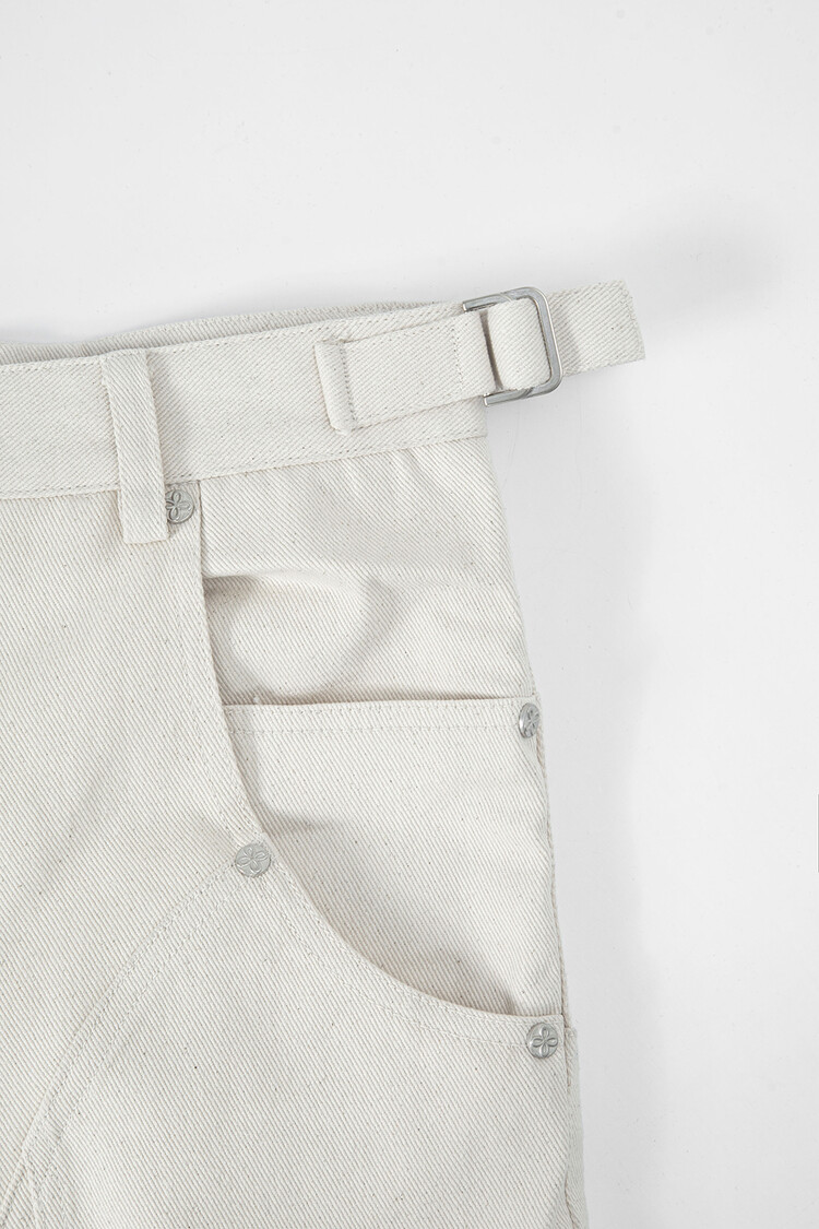 surgery structured boot-pants 