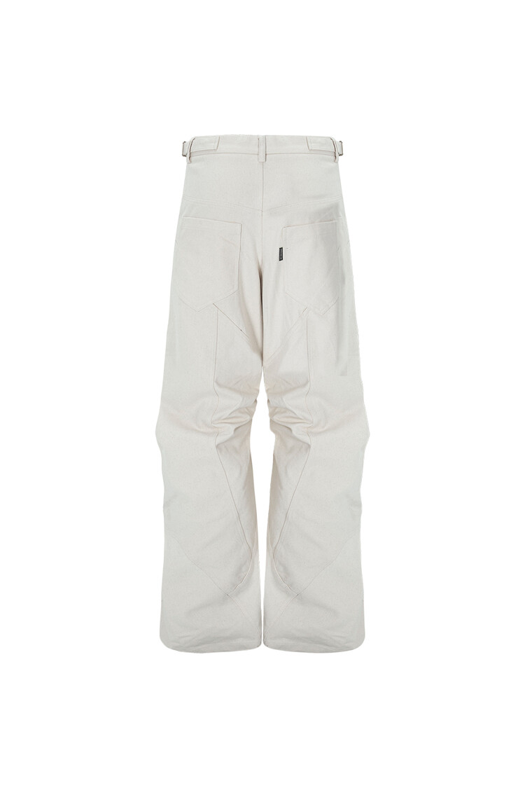 surgery structured boot-pants 