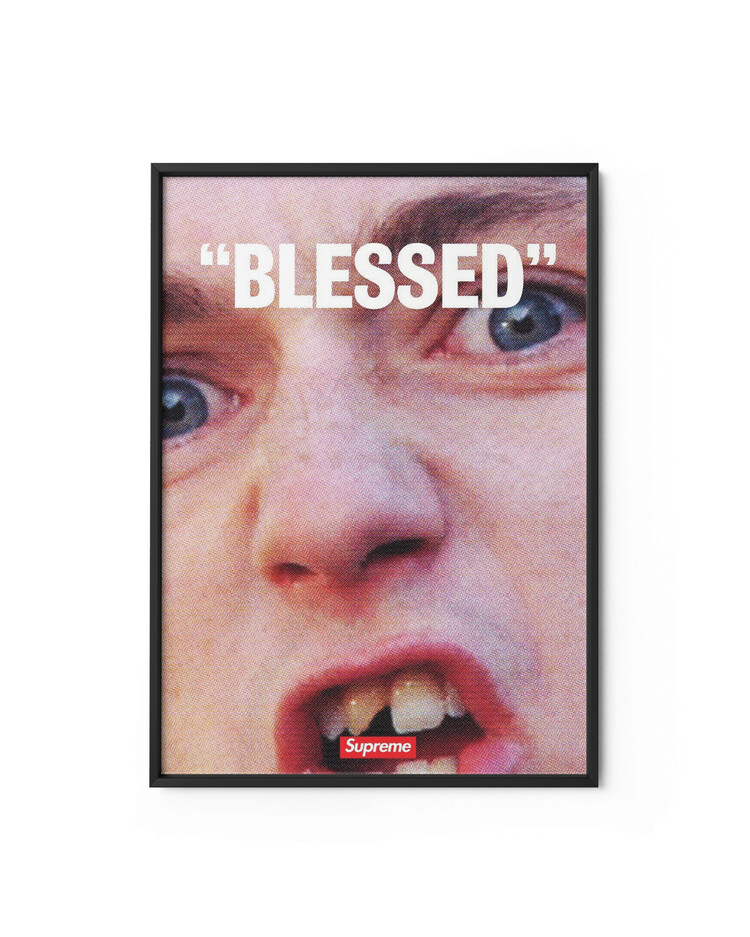 Supreme 'BLESSED' Poster (Ben Kadow) 50x70