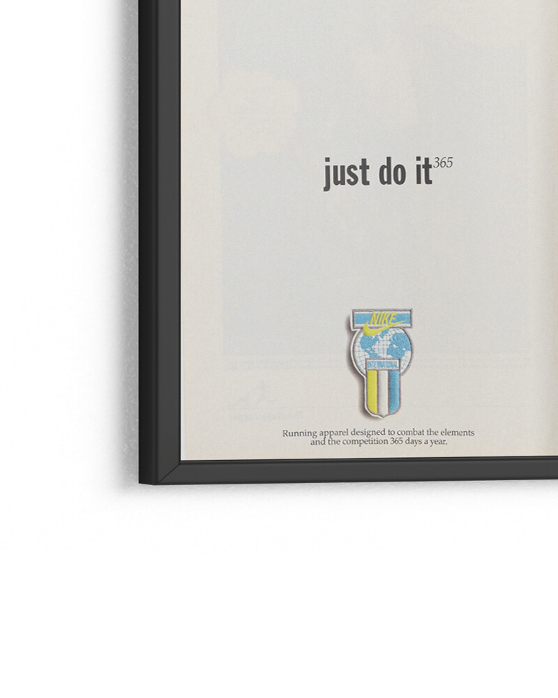 90s NIKE 'Just do it 365' Lynn Jennings Original AD