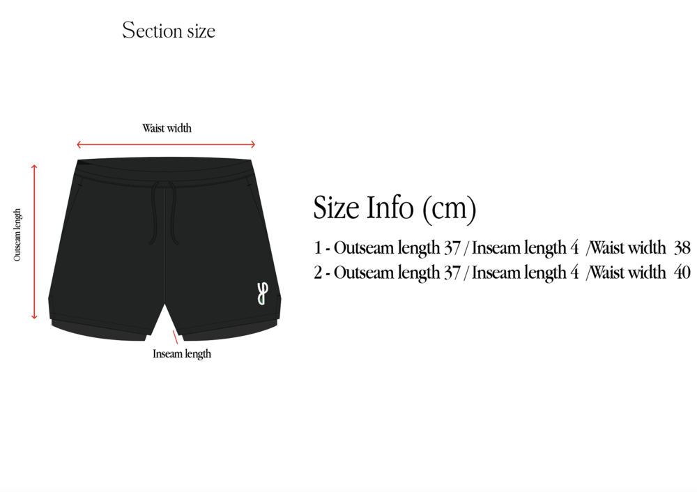 Lined Race Short, Black