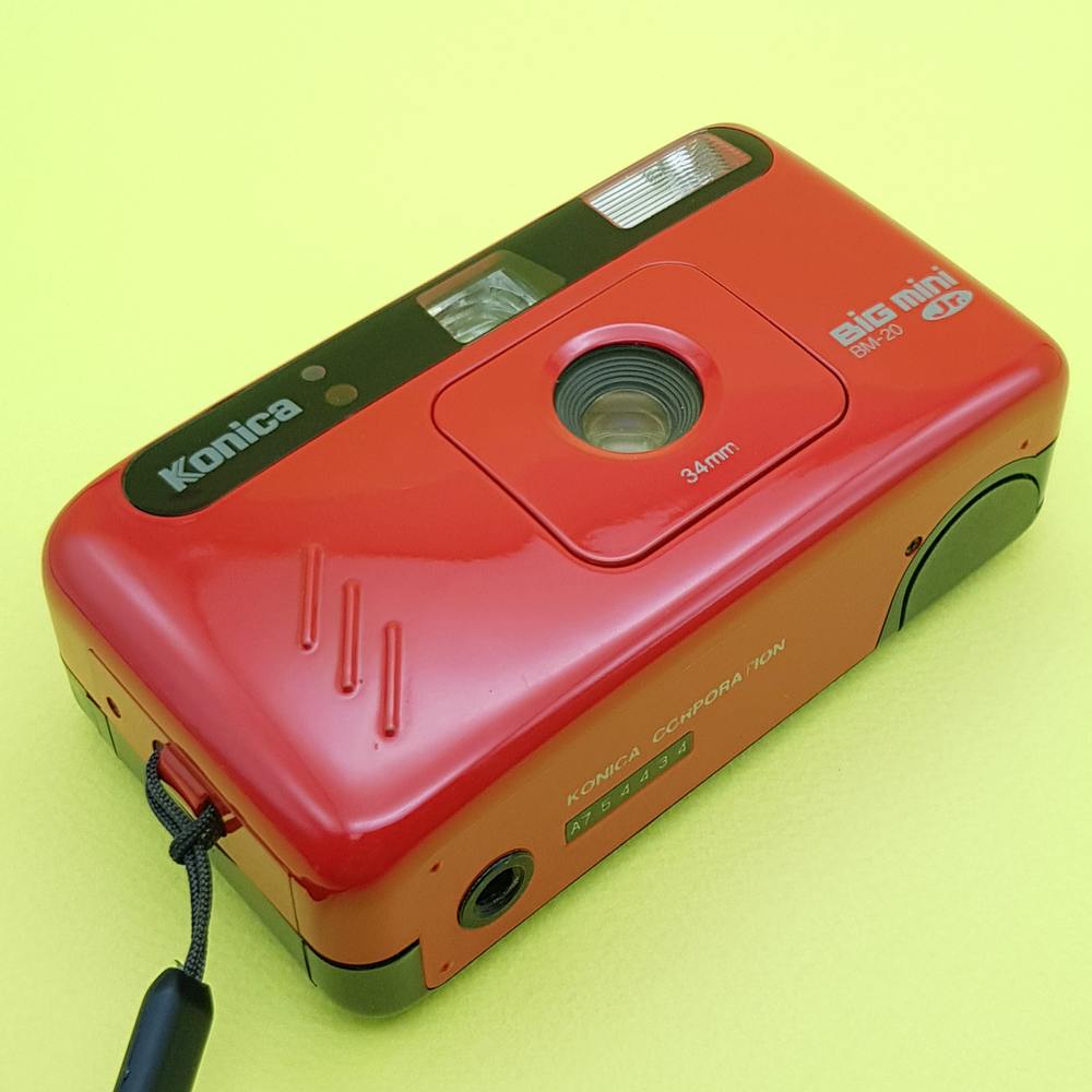 Appareil photo argentique Konica Big Mini Jr. BM-20 Reconditionné Noir - Appareil photo argentique | fnac Belgique