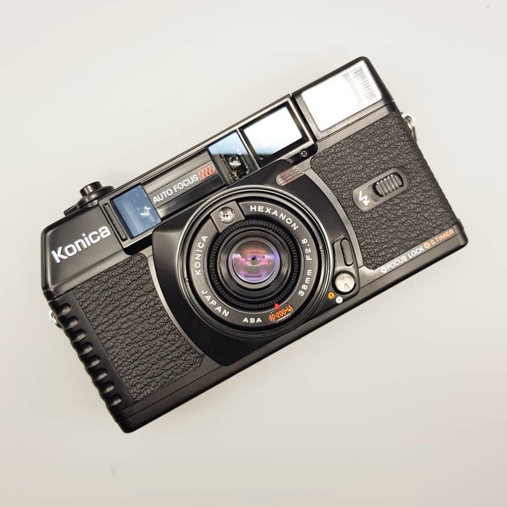 Appareil Photo Compact Konica C35 MF – Argentique – Occasion – Bon état