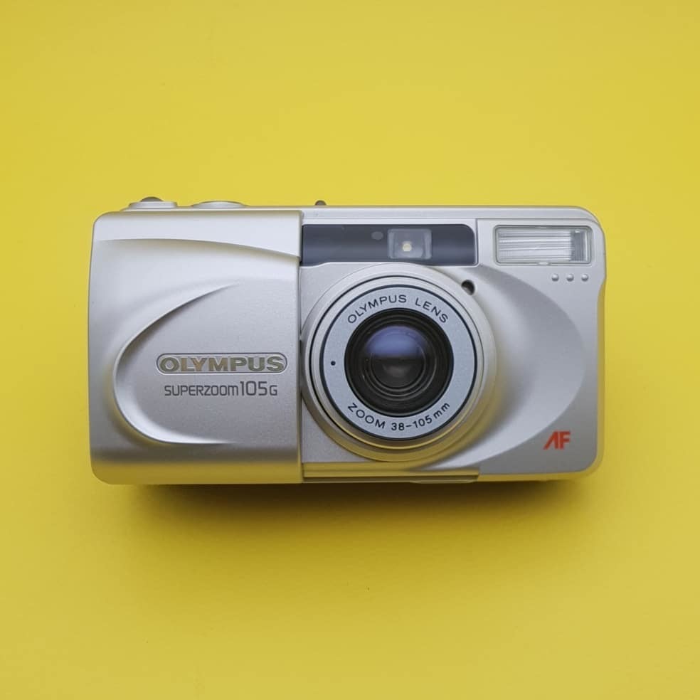 ビジネス OLYMPUS オリンパス SUPER ZOOM 105G フィルムカメラ | www