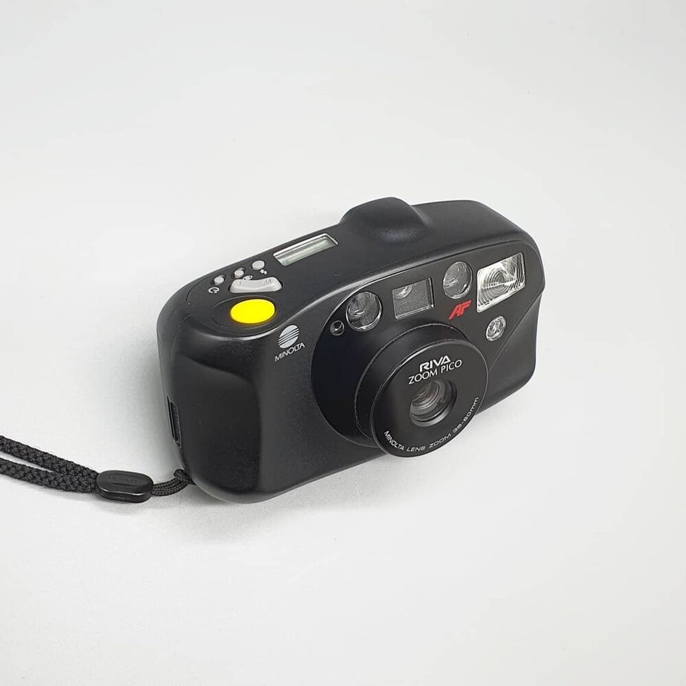Appareil Photo Minolta Riva Zoom Pico - Compact 35mm, Flash Intégré, Fonctionne