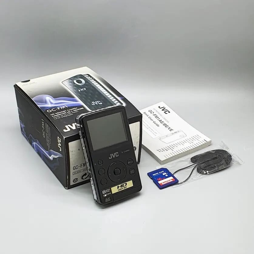 ビクターJVC GC-FM1　ブラックHDメモリーカメラ 新品 ビクターJVC GC-FM1 ブラックHDメモリーカメラ カメラ