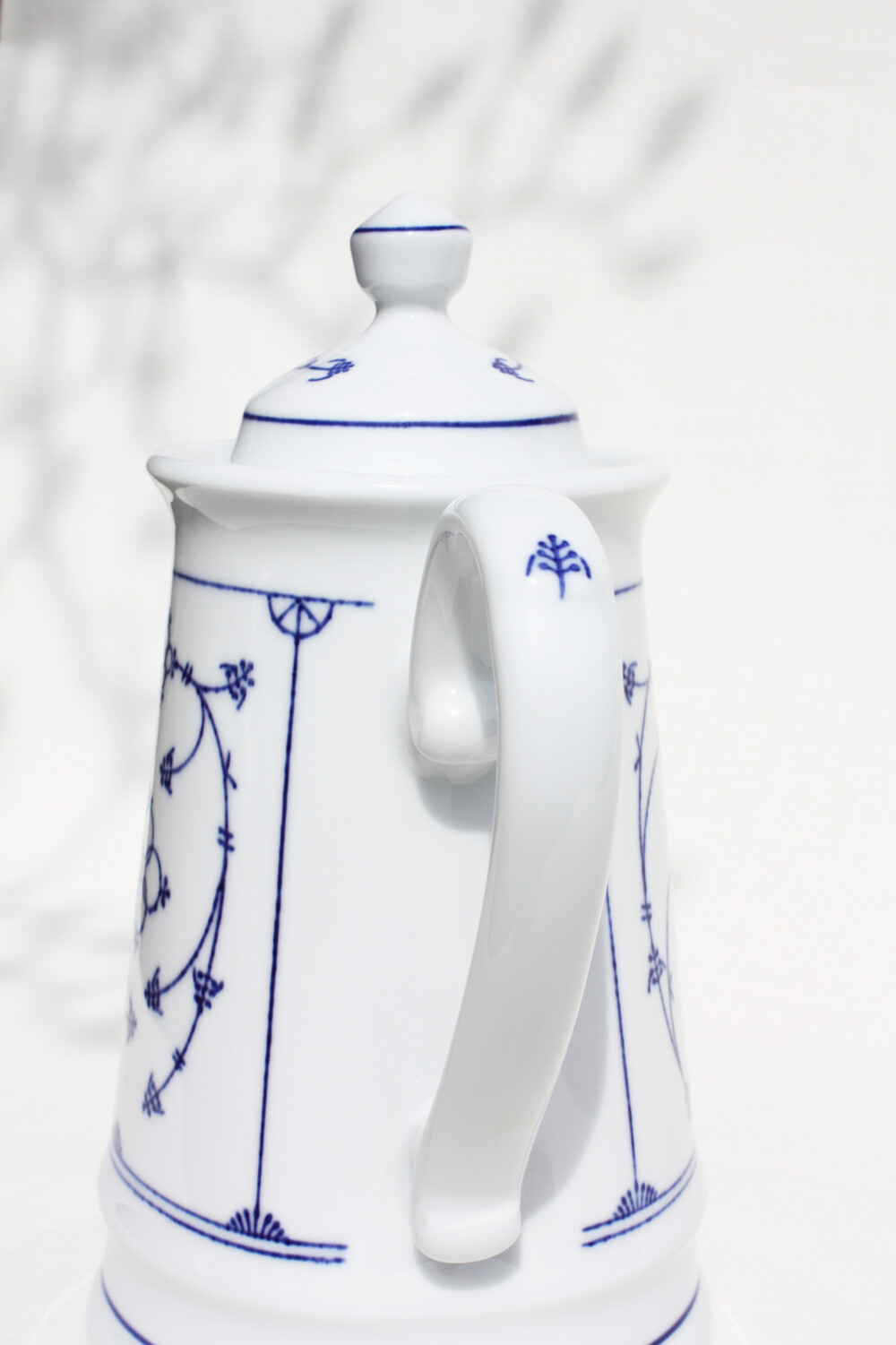 Ciotola Rotonda Kahla Blau Saks, Porcellana, 14 Cm, Decorazione Blu Fatta A Mano – Made In Germany, Lavabile In Lavastoviglie