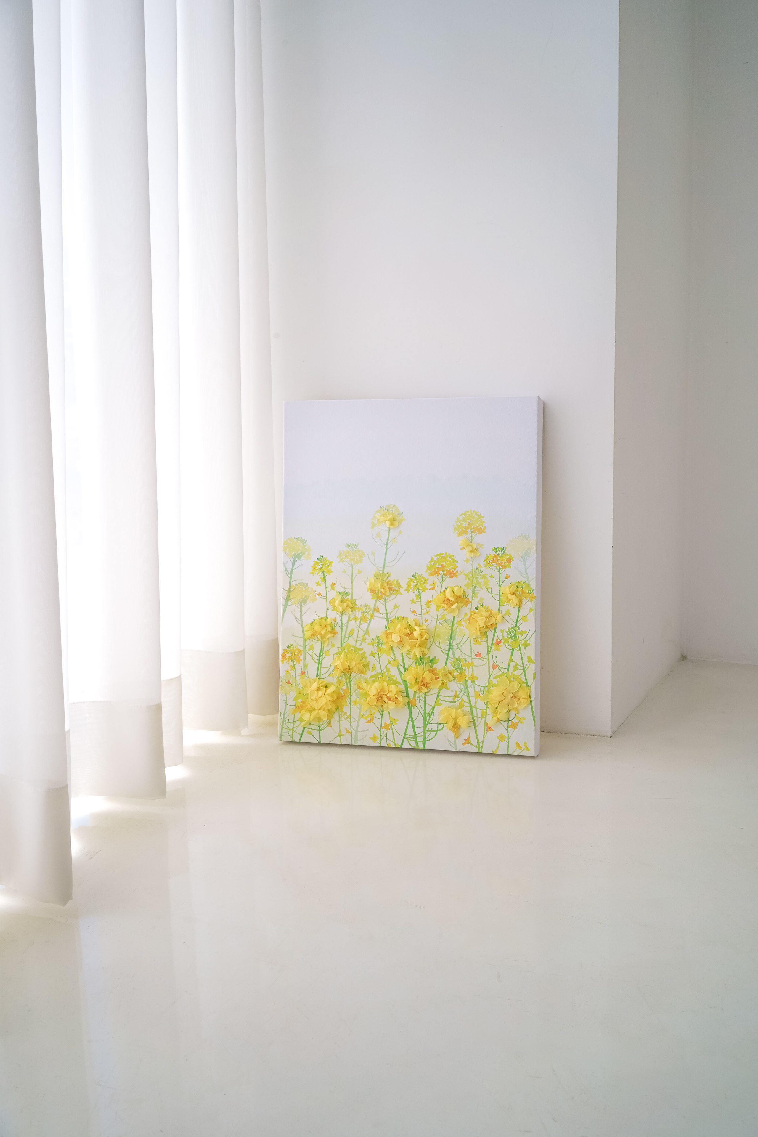 Canola Flower handmade frame