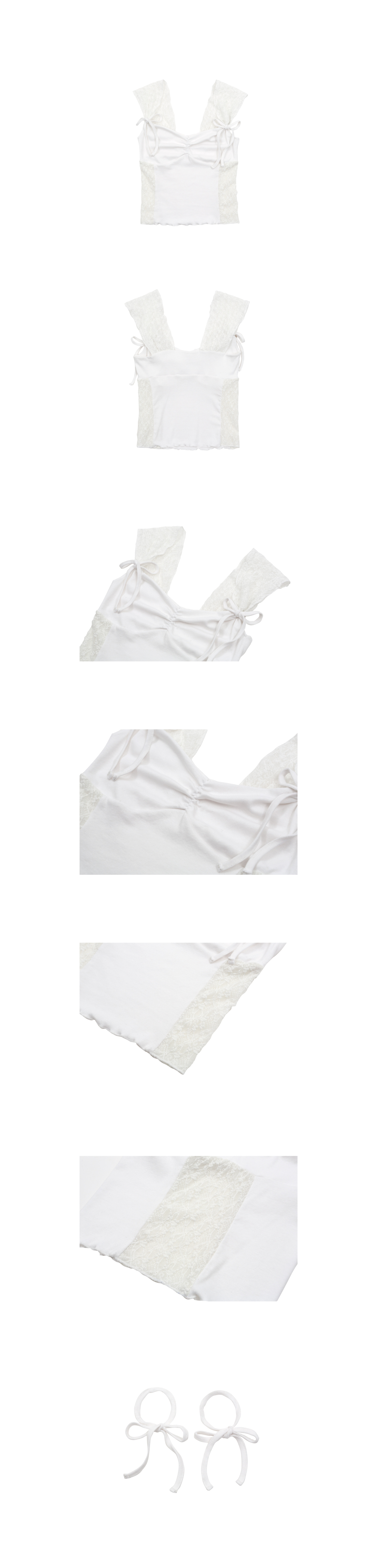 MUSINSA | ASURA ROMANTIC RIBBON T (WHITE)