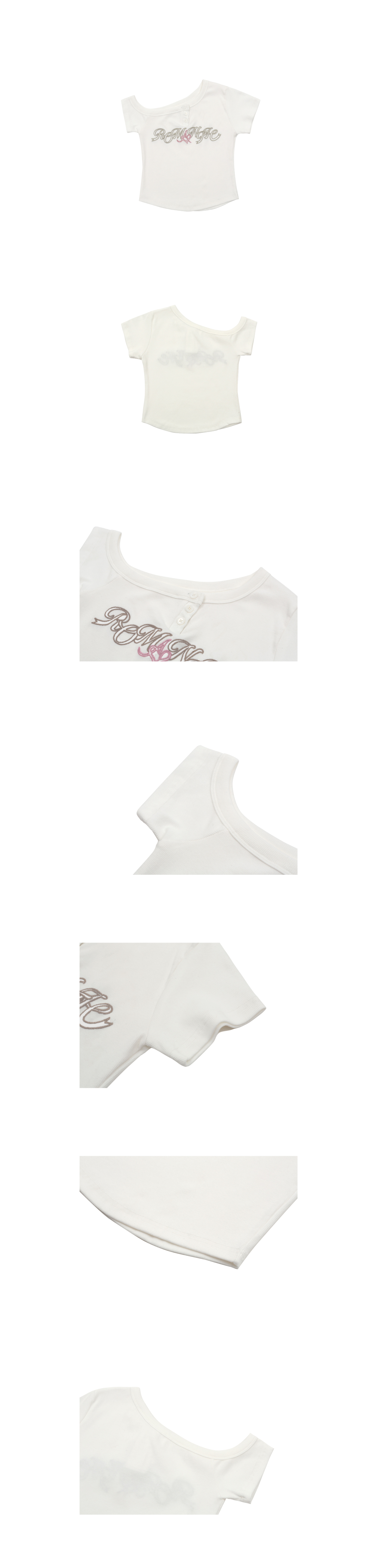 Tシャツ・カットソー [ASURA] ROMANTIC ONE SHOULDER T (2 COLOR) MUSINSA公式 | ASURA ROMANTIC ONE SHOULDER T (IVORY)