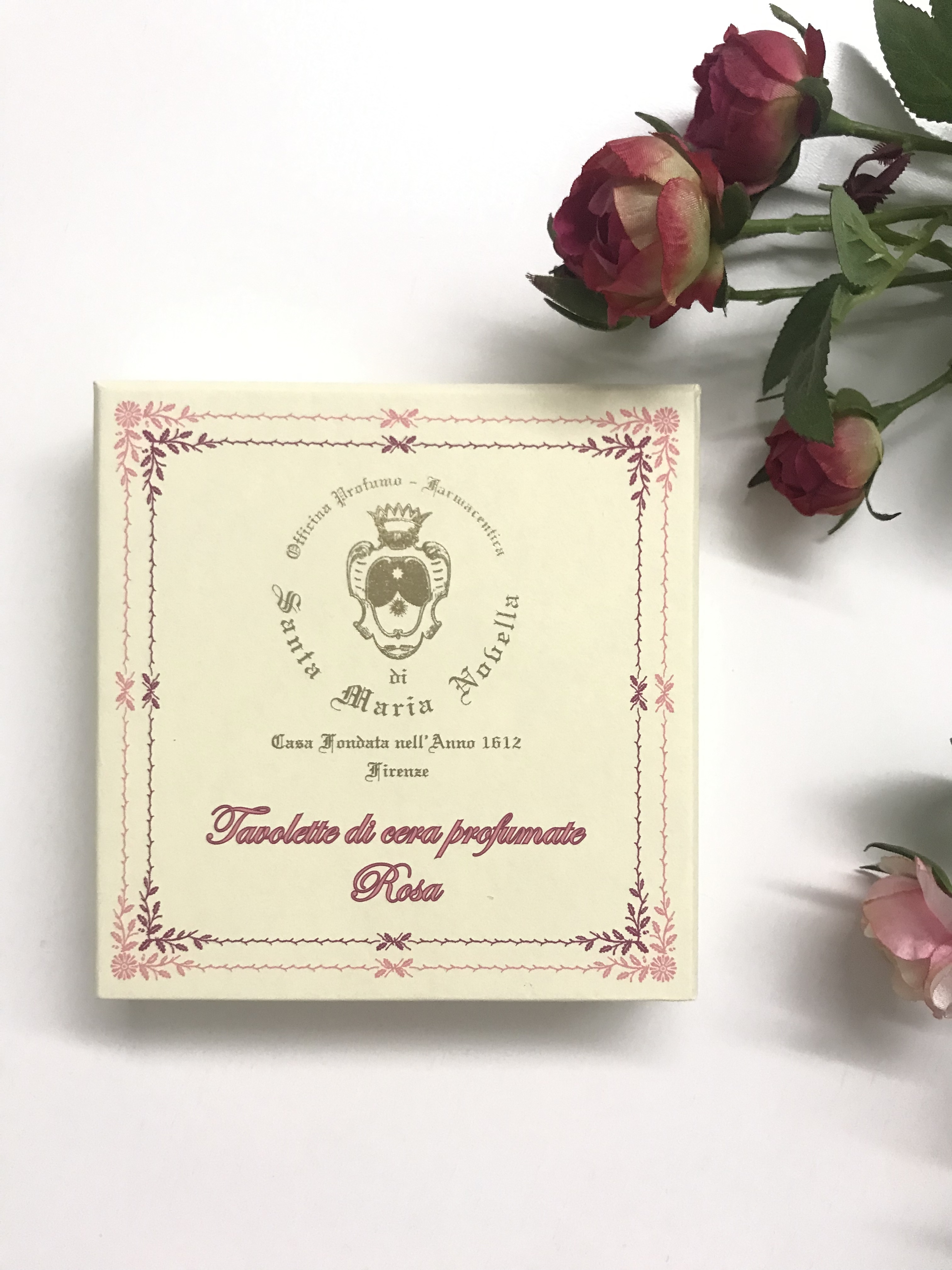 [마이쇼룸] 산타마리아노벨라 왁스 타블렛 Santa Maria Novella Tavolette Di Rosa