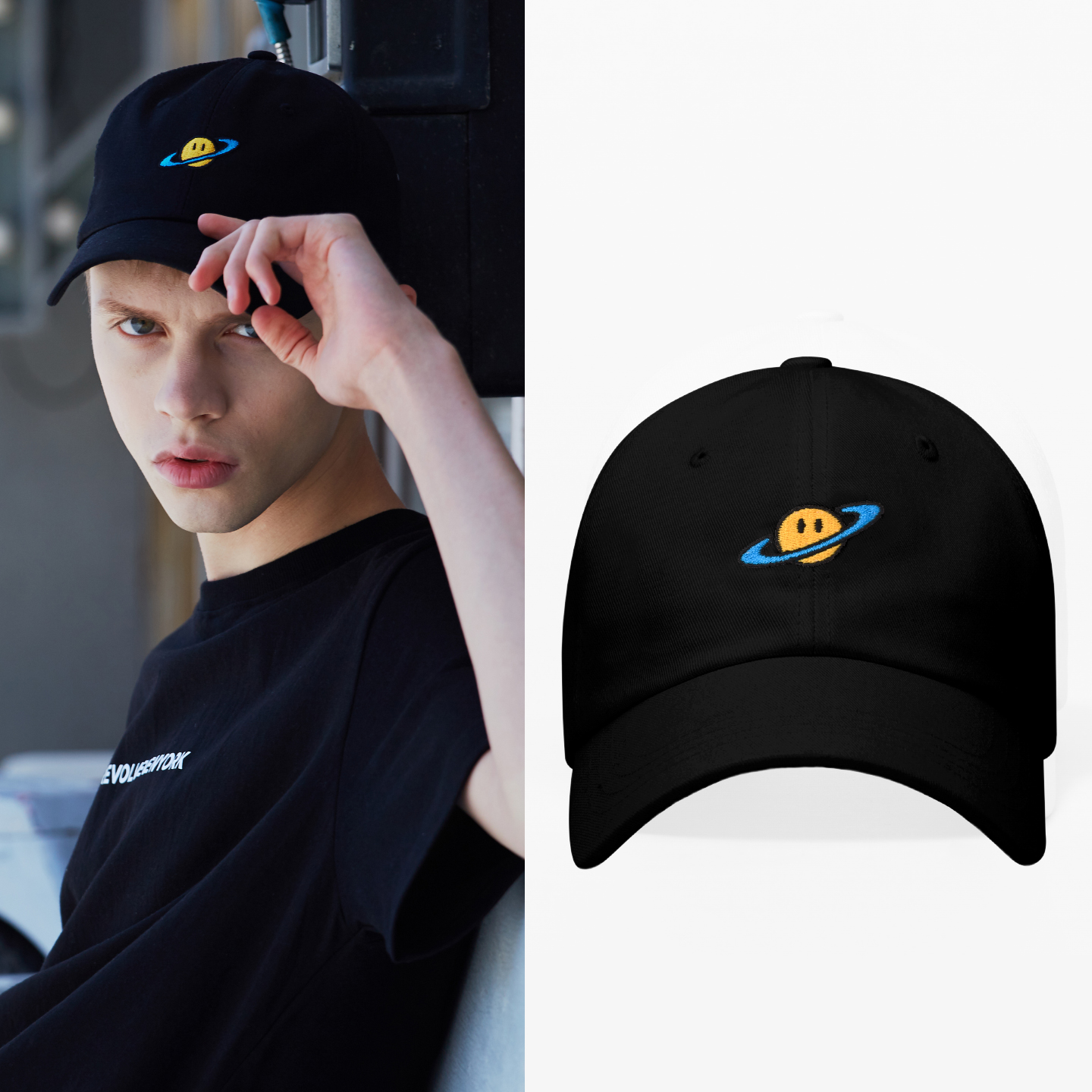 [알엔씨] Mini Logo Cap Black