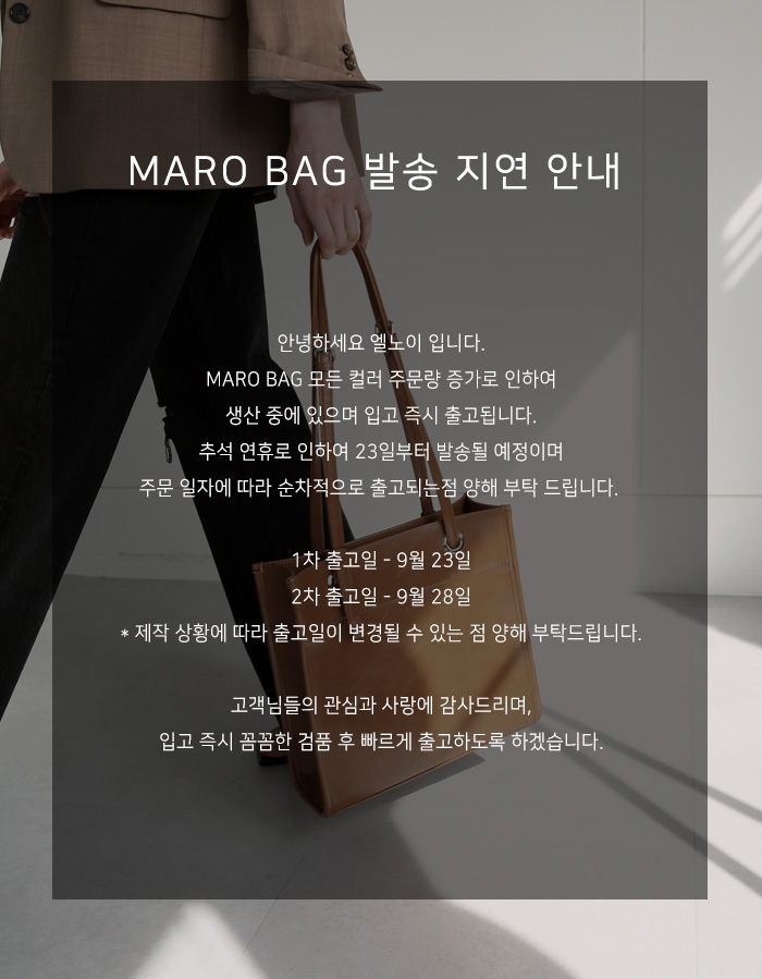 韓国発】プチプラ☆Elnoi MARO bag☆3color (ショルダーバッグ