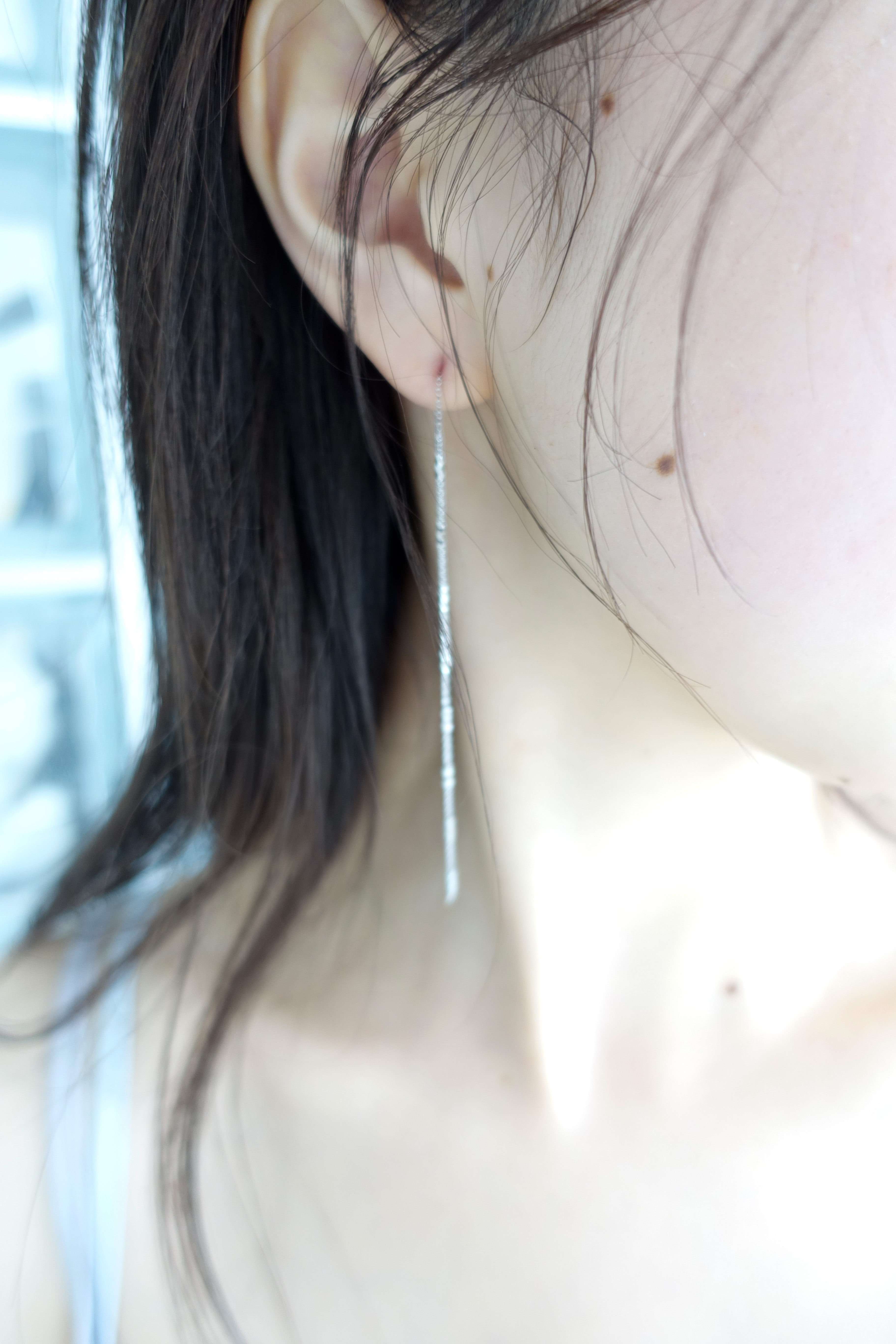 (92.5) long drop earring